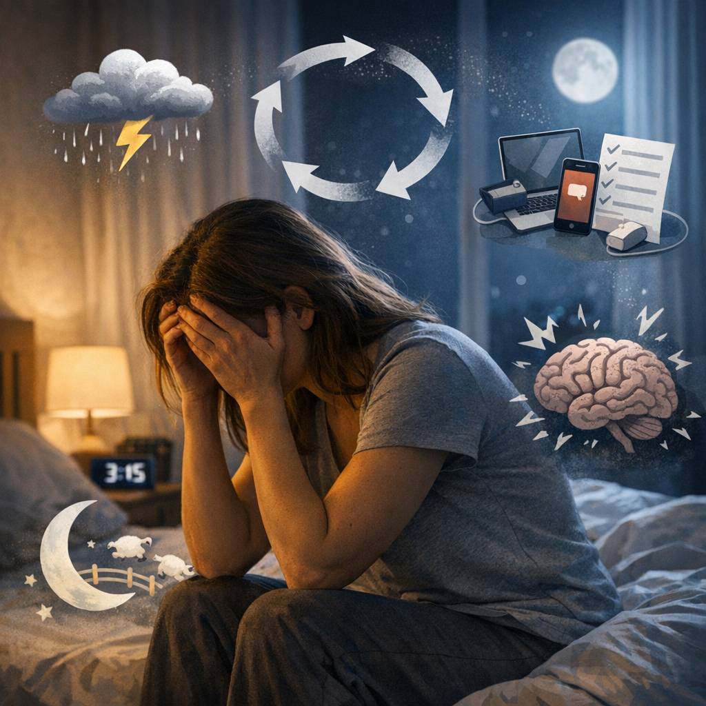 Hypnose pour mieux dormir : 7 techniques qui apaisent l'esprit - Comprendre pourquoi le sommeil se bloque